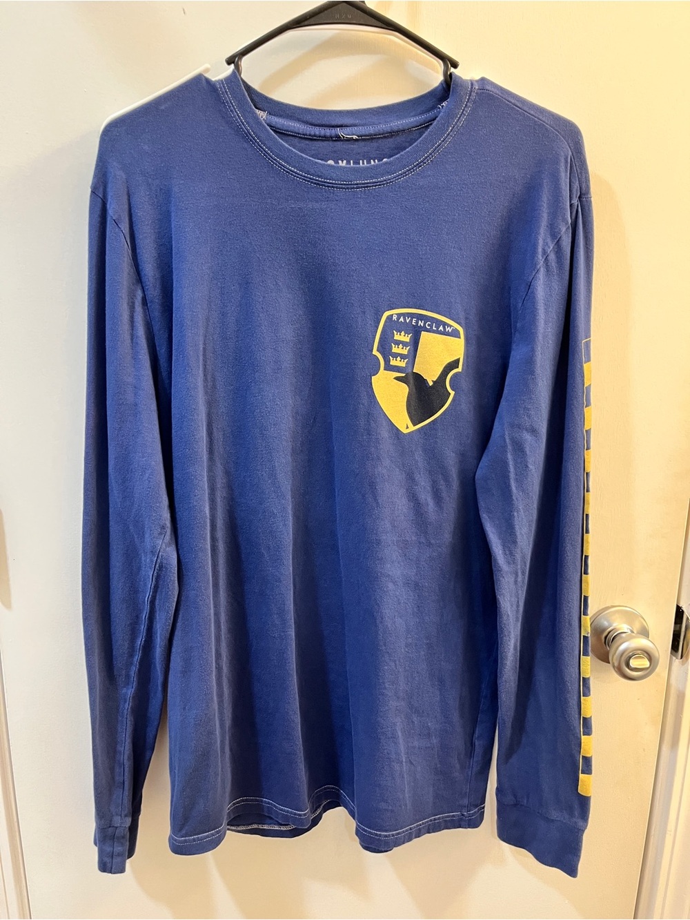 Boxlunch Ravenclaw Long Sleeve Tee in Navy and Yellow